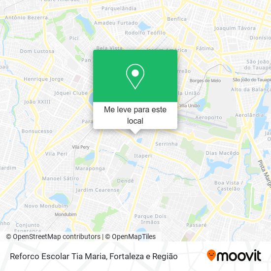 Reforco Escolar Tia Maria mapa