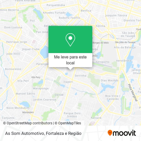 As Som Automotivo mapa