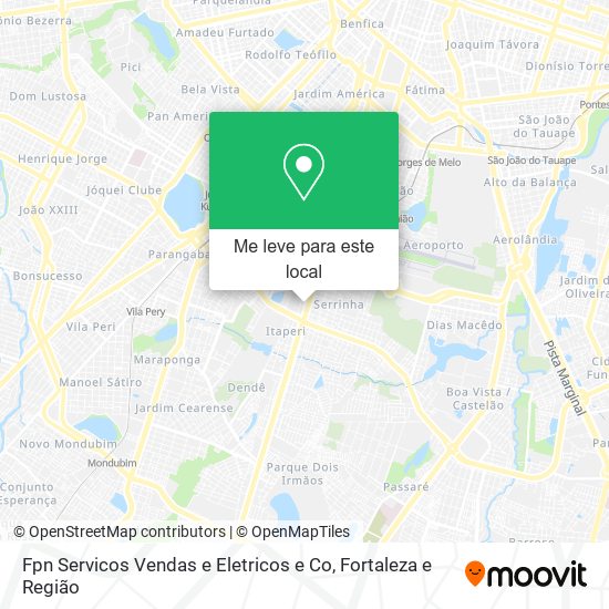 Fpn Servicos Vendas e Eletricos e Co mapa