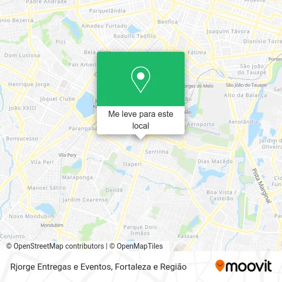 Rjorge Entregas e Eventos mapa