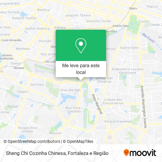Sheng Chi Cozinha Chinesa mapa
