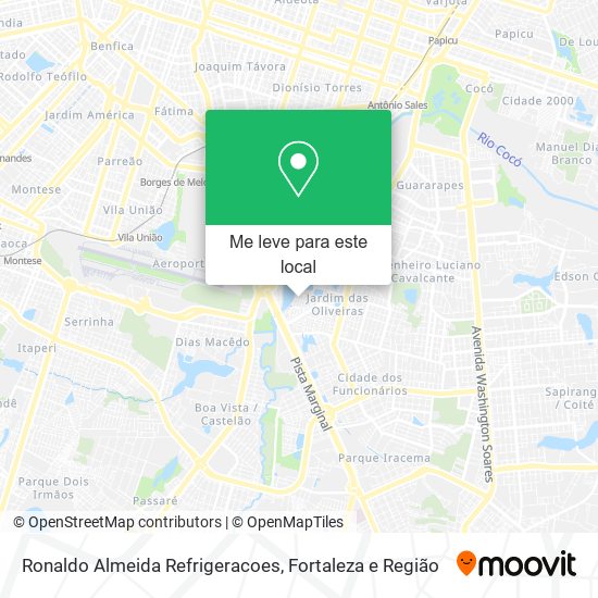Ronaldo Almeida Refrigeracoes mapa