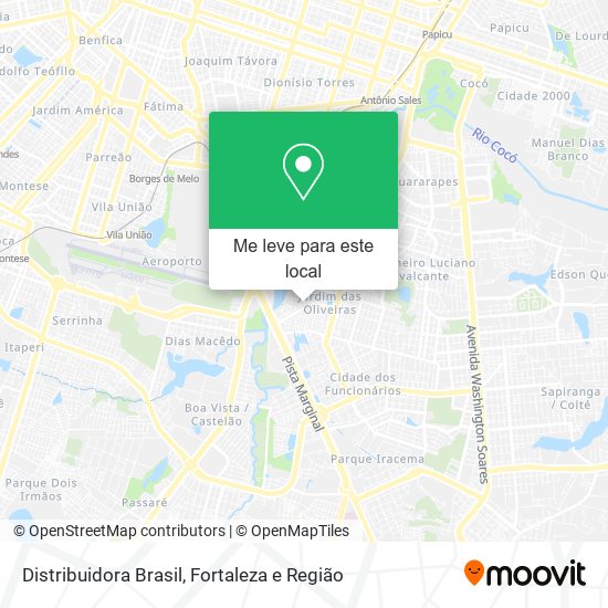 Distribuidora Brasil mapa