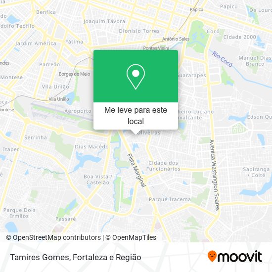 Tamires Gomes mapa
