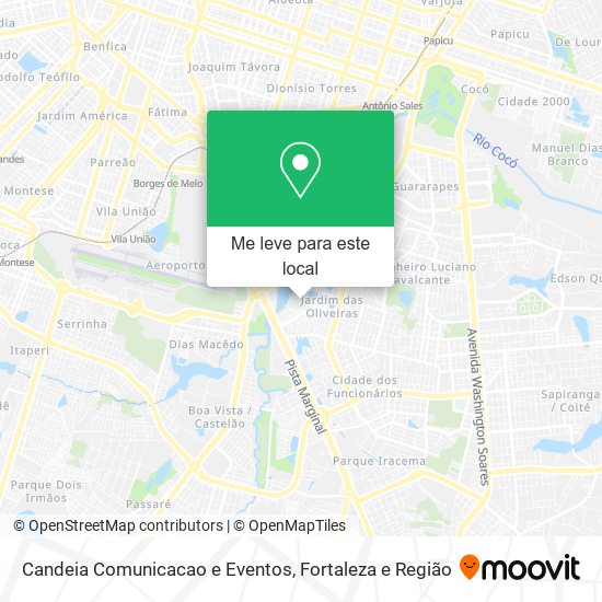 Candeia Comunicacao e Eventos mapa