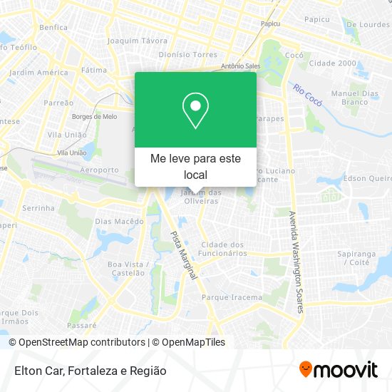 Elton Car mapa