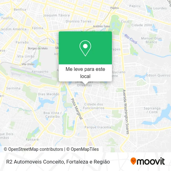 R2 Automoveis Conceito mapa
