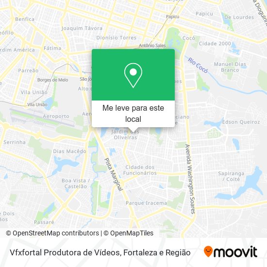 Vfxfortal Produtora de Vídeos mapa