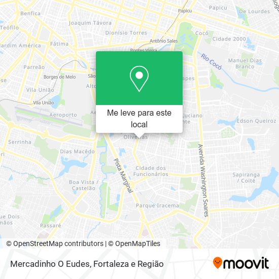 Mercadinho O Eudes mapa