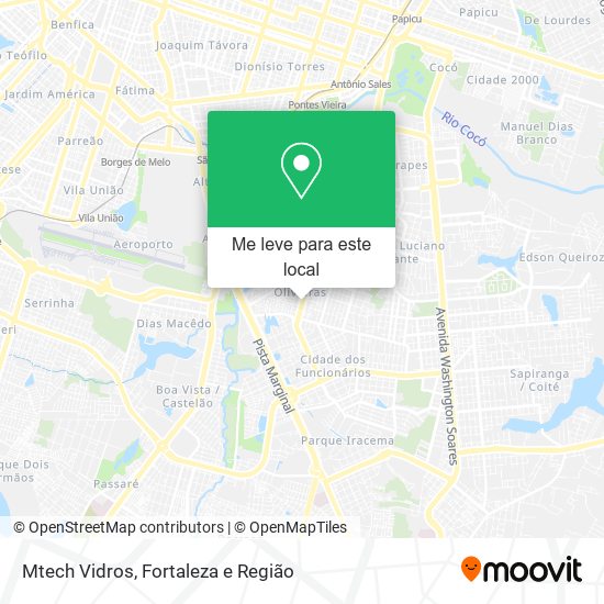 Mtech Vidros mapa