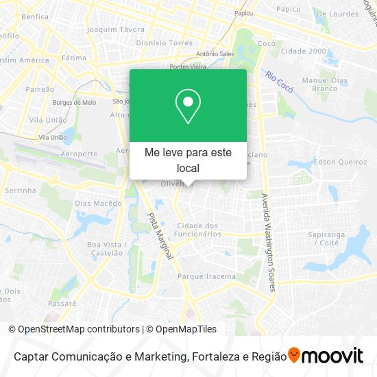 Captar Comunicação e Marketing mapa