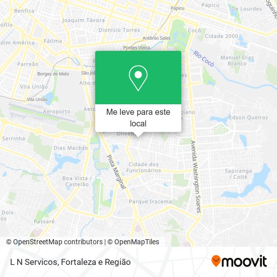 L N Servicos mapa
