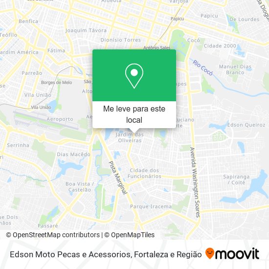 Edson Moto Pecas e Acessorios mapa