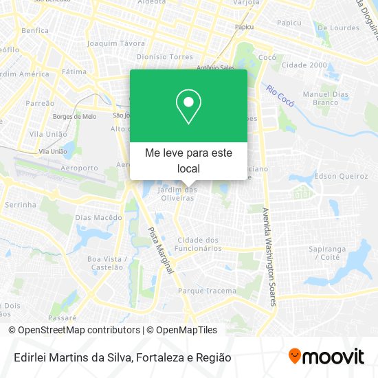 Edirlei Martins da Silva mapa