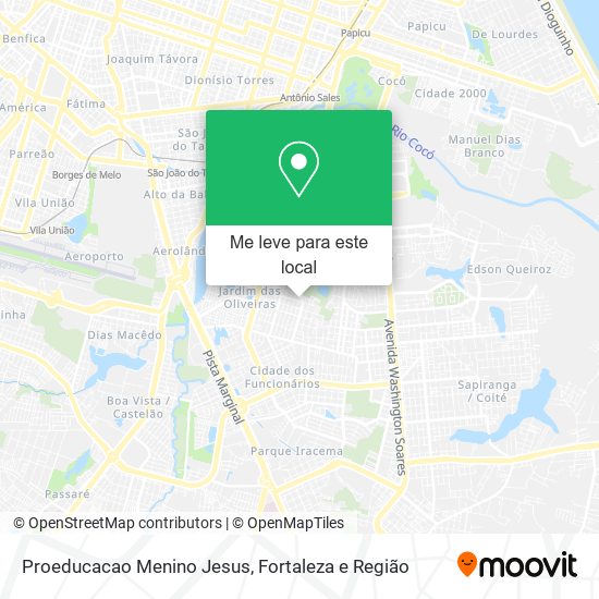 Proeducacao Menino Jesus mapa