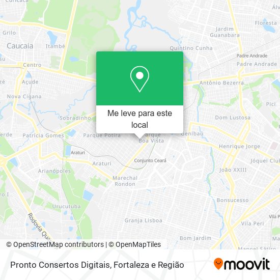 Pronto Consertos Digitais mapa