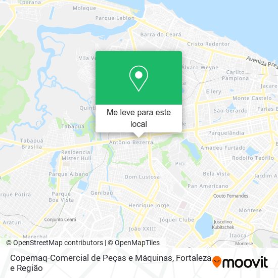 Copemaq-Comercial de Peças e Máquinas mapa