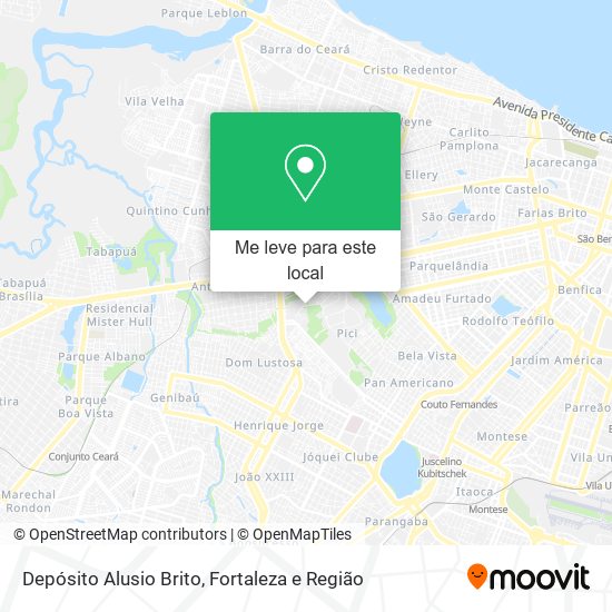 Depósito Alusio Brito mapa