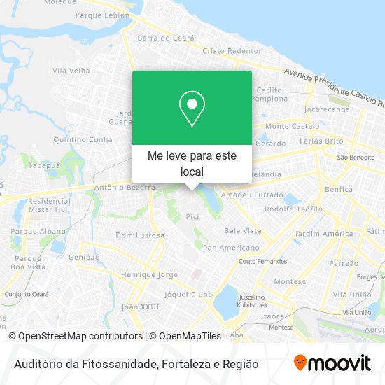 Auditório da Fitossanidade mapa