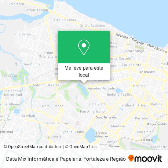 Data Mix Informática e Papelaria mapa