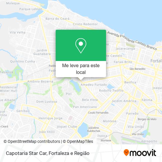 Capotaria Star Car mapa
