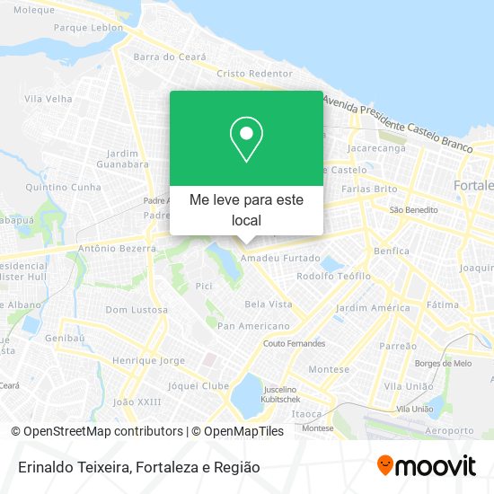 Erinaldo Teixeira mapa