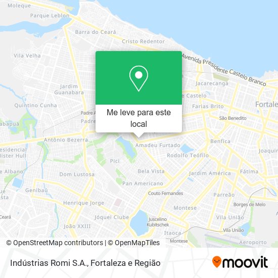 Indústrias Romi S.A. mapa