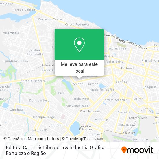 Editora Cariri Distribuidora & Indústria Gráfica mapa