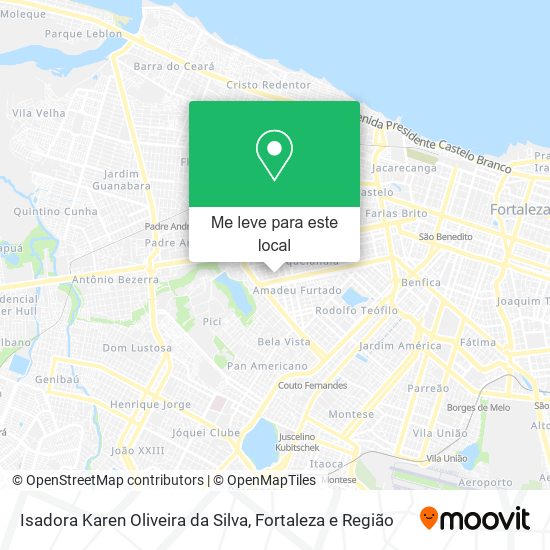 Isadora Karen Oliveira da Silva mapa