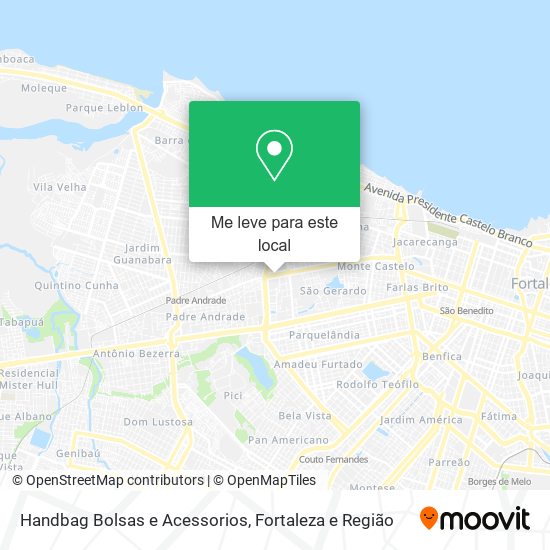 Handbag Bolsas e Acessorios mapa