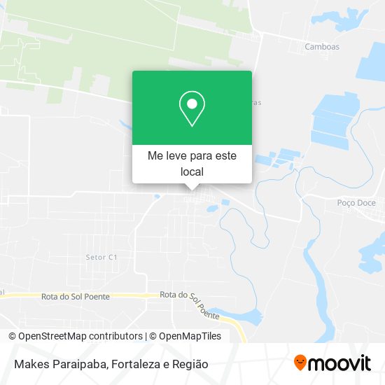 Makes Paraipaba mapa