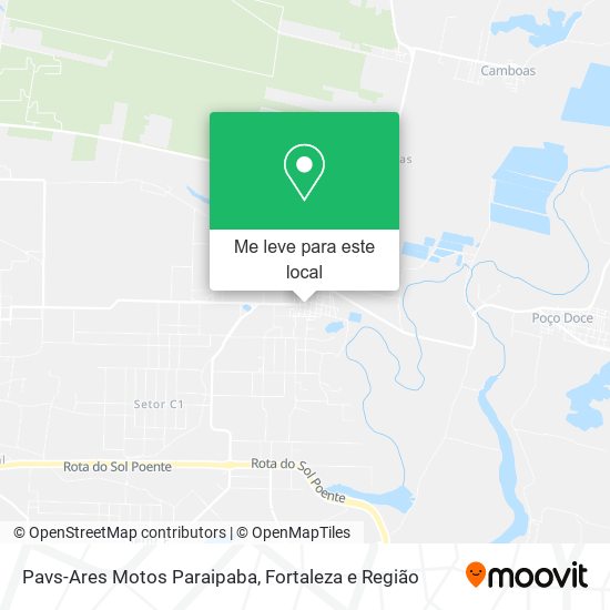 Pavs-Ares Motos Paraipaba mapa