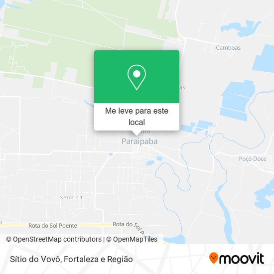 Sítio do Vovô mapa