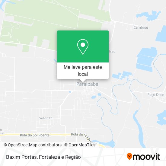 Baxim Portas mapa