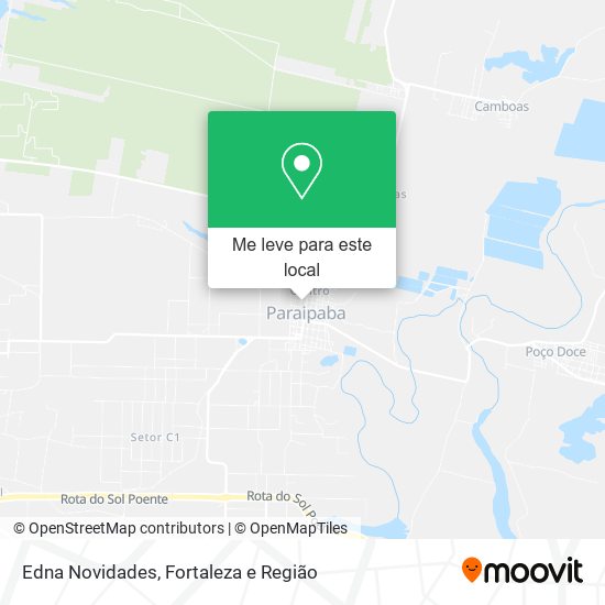 Edna Novidades mapa