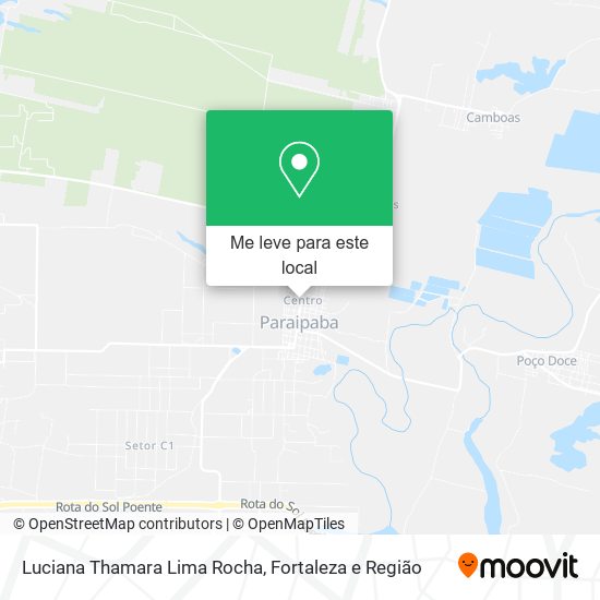 Luciana Thamara Lima Rocha mapa