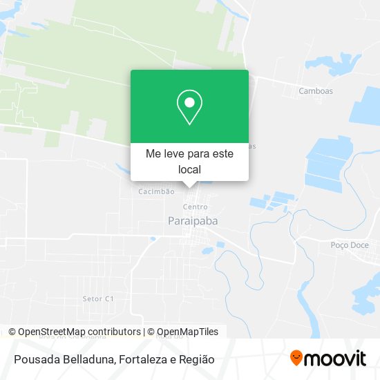 Pousada Belladuna mapa