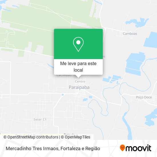 Mercadinho Tres Irmaos mapa