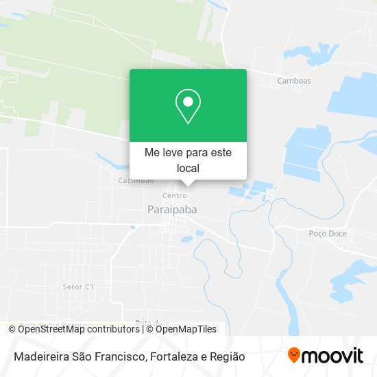 Madeireira São Francisco mapa