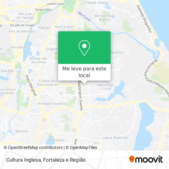 Cultura Inglesa mapa