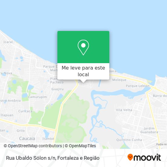 Rua Ubaldo Sólon s/n mapa