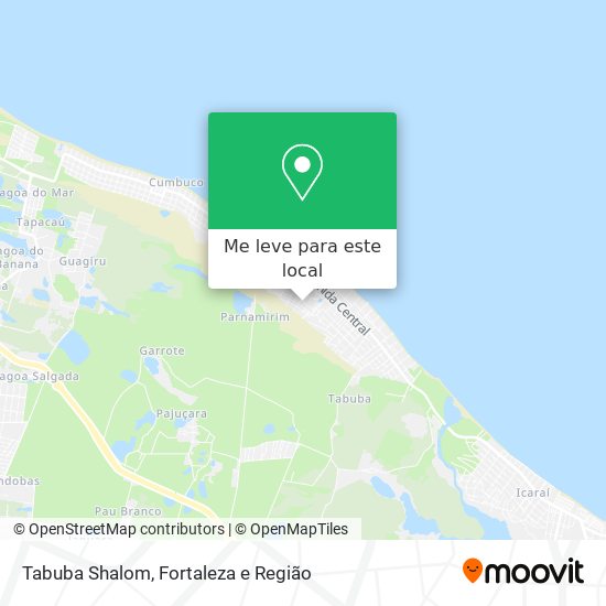 Tabuba Shalom mapa