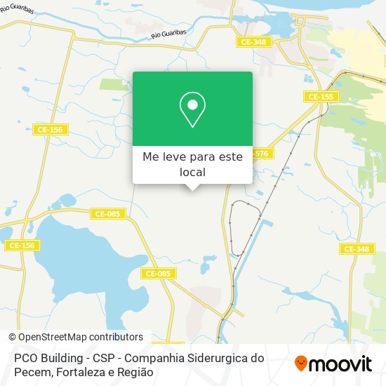 PCO Building - CSP - Companhia Siderurgica do Pecem mapa