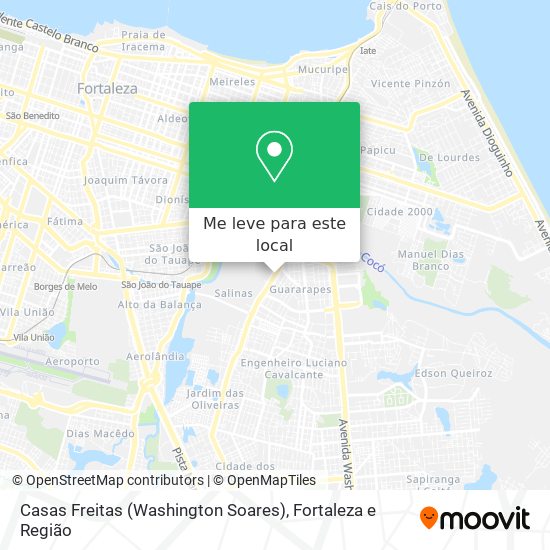 Casas Freitas (Washington Soares) mapa