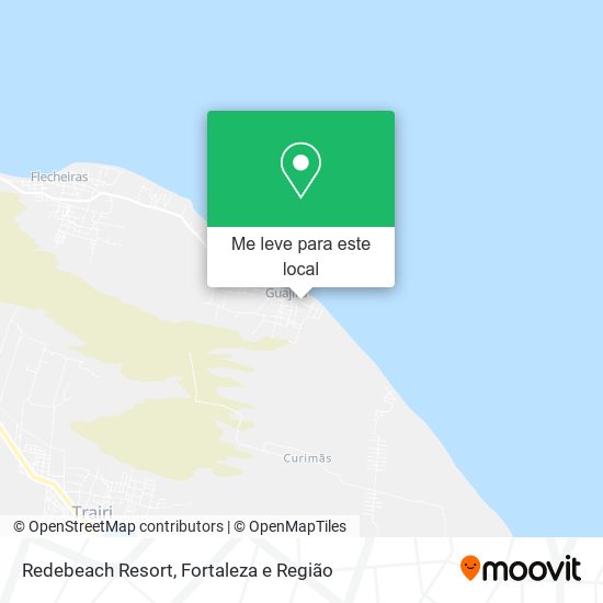 Redebeach Resort mapa