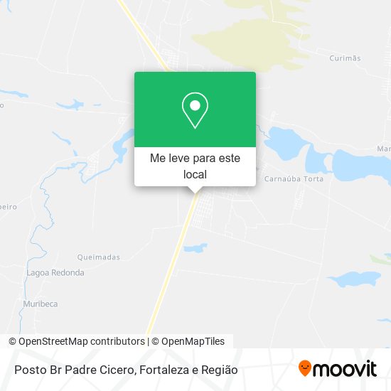 Posto Br Padre Cicero mapa