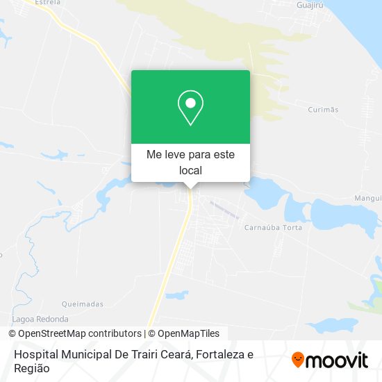 Hospital Municipal De Trairi Ceará mapa