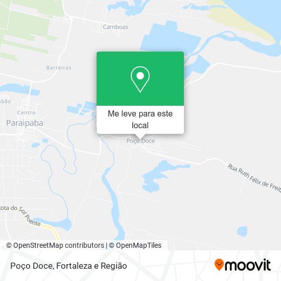 Poço Doce mapa