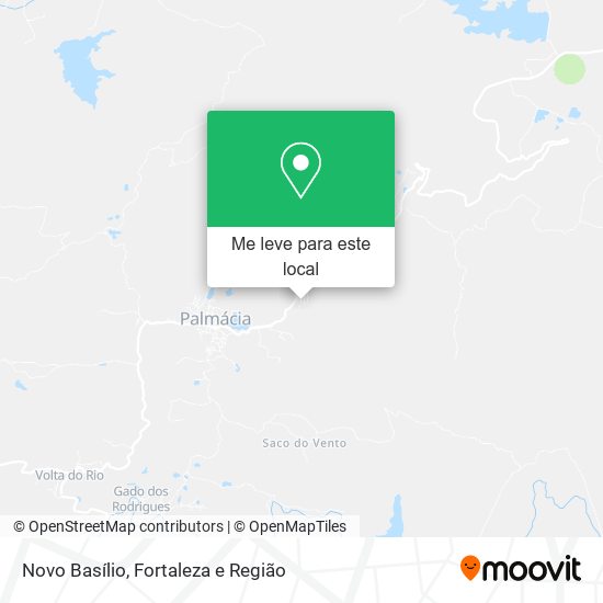 Novo Basílio mapa