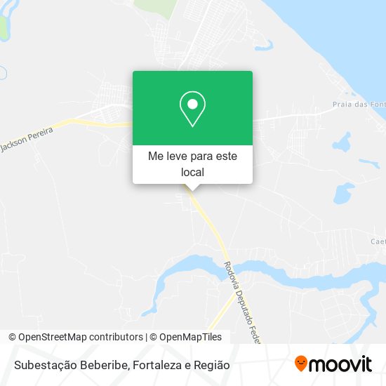 Subestação Beberibe mapa